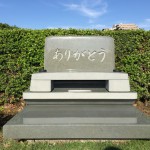 本小松石製、デザイン墓石を藤沢市大庭台墓園に建立しました。